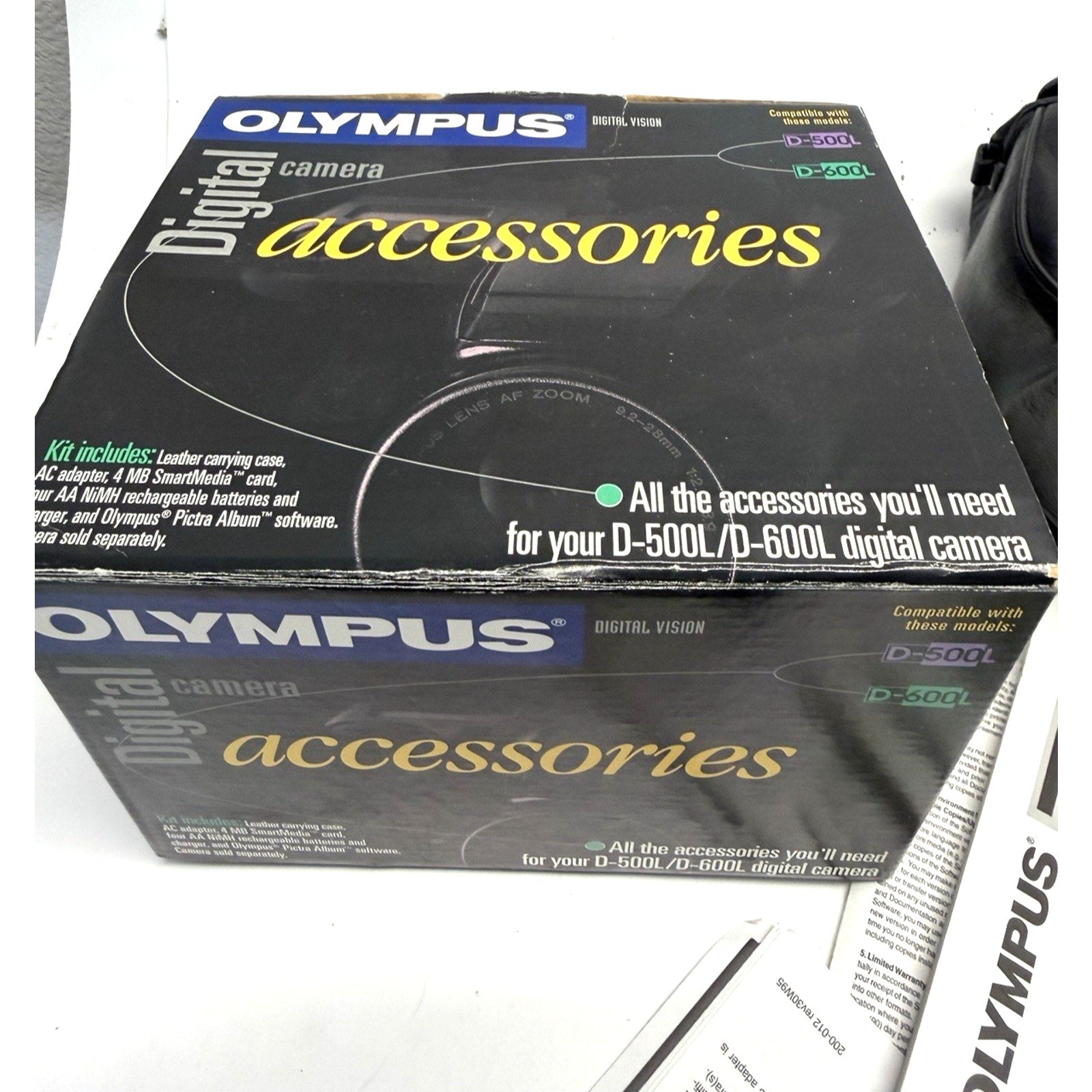 VINTAGE NOS Olympus D-500L Digital Camera & Accessries & Original Box JAPAN