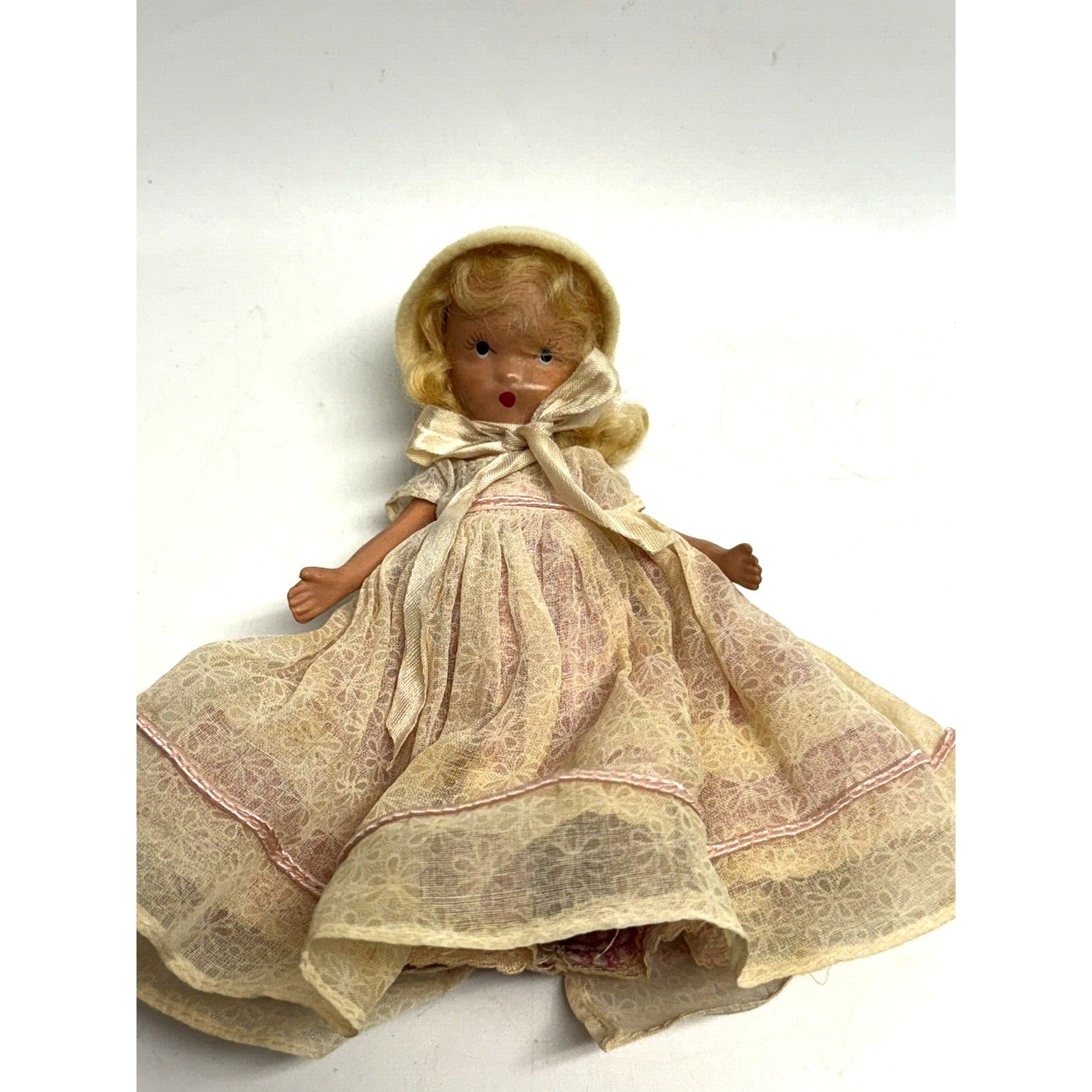 Vintage 1950s Nancy Ann Story Book Doll 5.5"