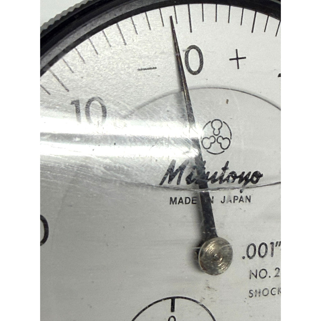 Vintage Mitutoyo 2413-08 Dial Indicator .001"-.400" Balanced Scale Shock Proof