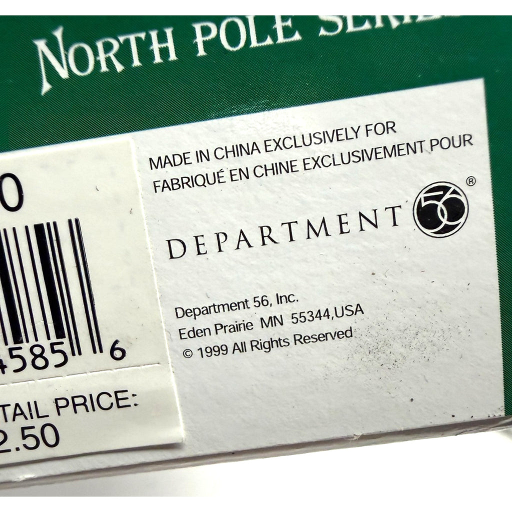 Vintage NEW Dept 56 North Pole Series "Ski Bums" Accessory 2001 RETIRED #56710