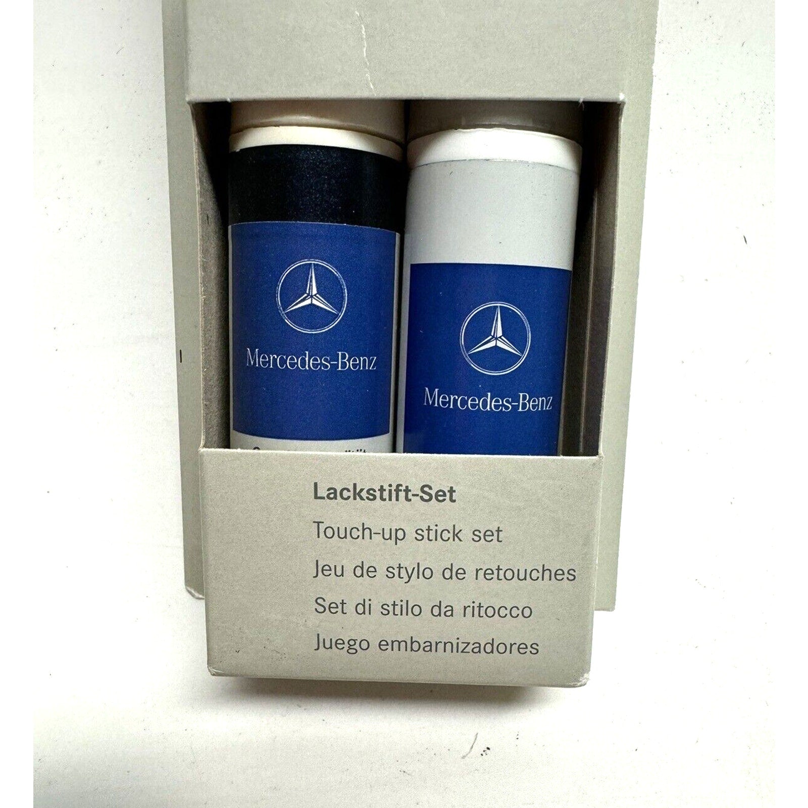 Mercedes-Benz Touch Up Paint & Clear Lacquer A 000 986 04 50 9702 Rauchsiber