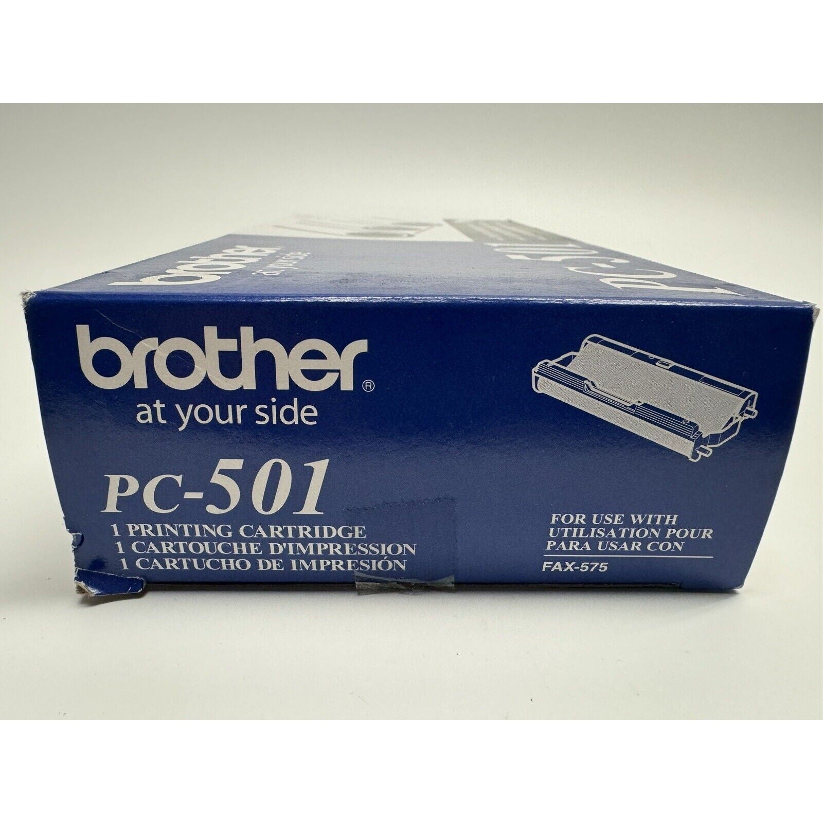 VINTAGE FACTORY SEALED Brother PC-501 Black Printing Cartridge for FAX-575