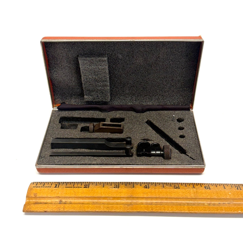 Vintage Brown & Sharpe Dial Test Indicator Attachment Kit w/ Case Machinist