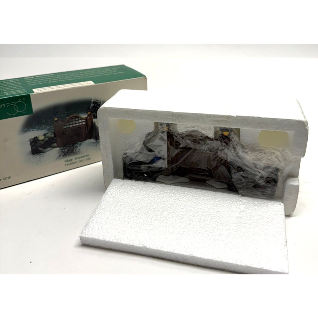 Vintage Dept 56 Village Accessory Fieldstone Entry Gate #52718