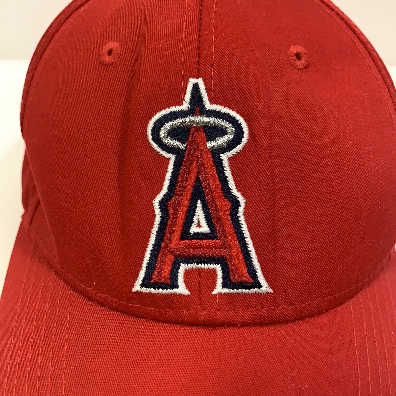 VINTAGE Anaheim Los Angeles Angels Hat Cap Mesh SnapBack MLB Twins Enterprise