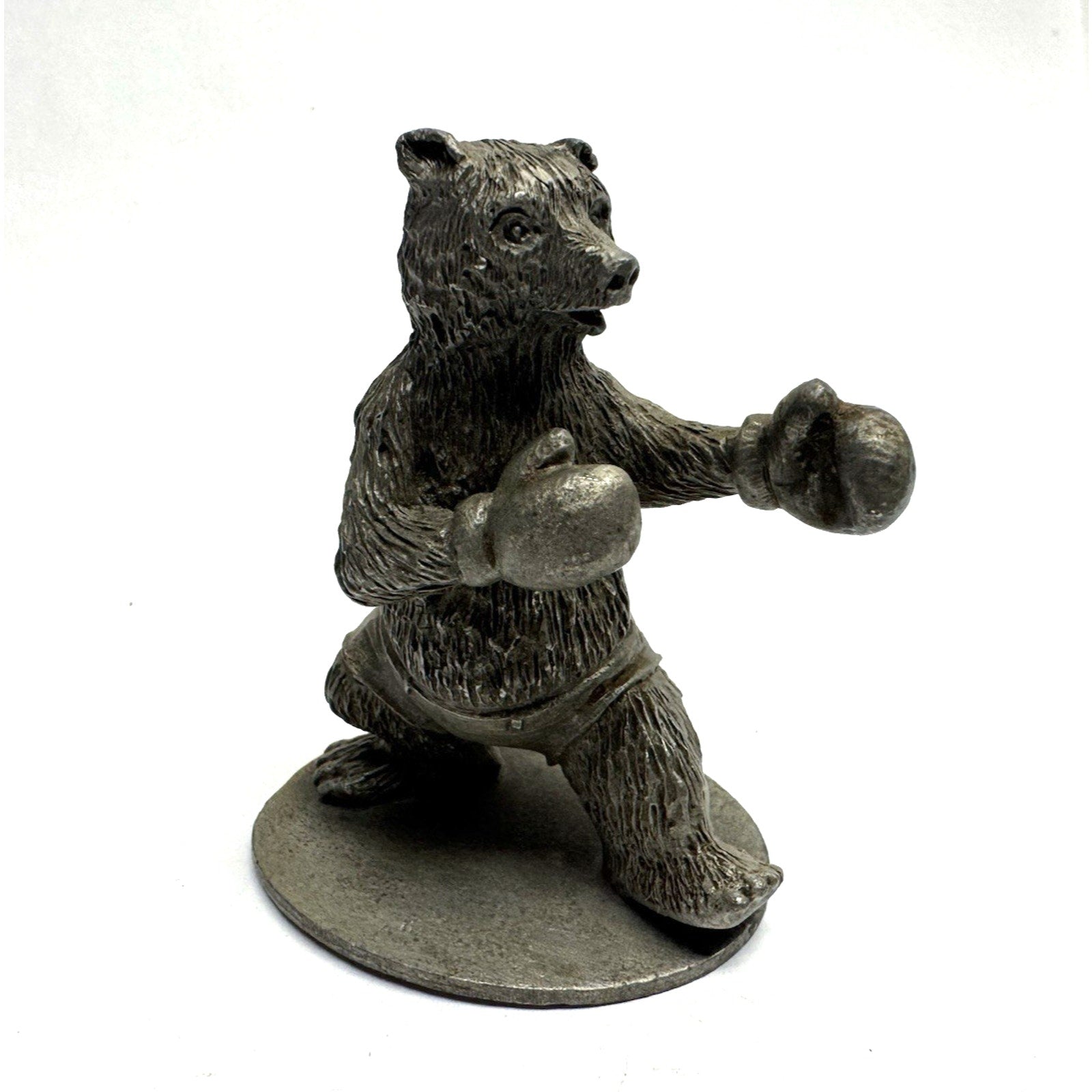 Vintage Lance Fine Pewter Sculpture 3" Figurine Sculpture Made in USA