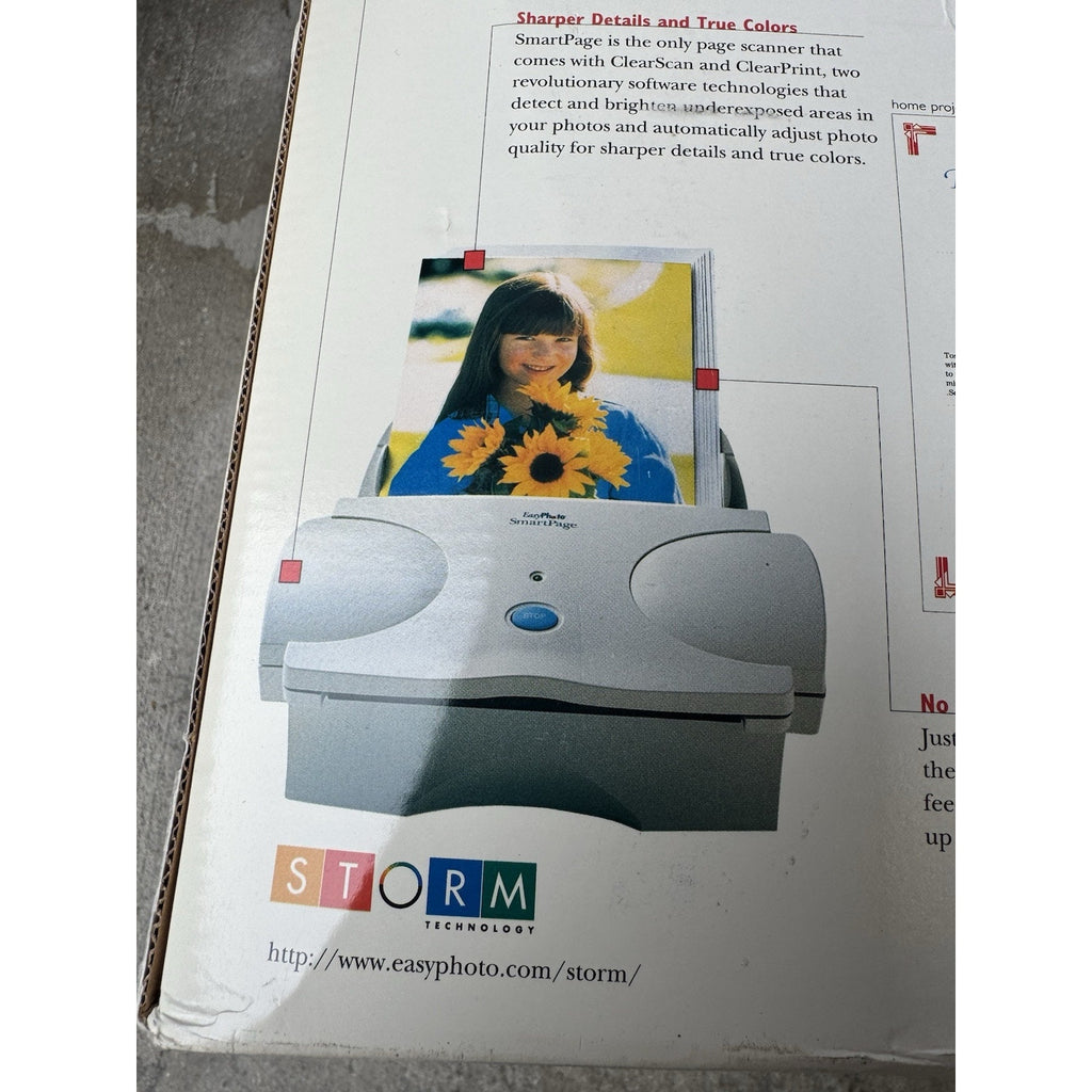VINTAGE SEALED NEW EasyPhoto SmartPage by Storm Intel MMX technology