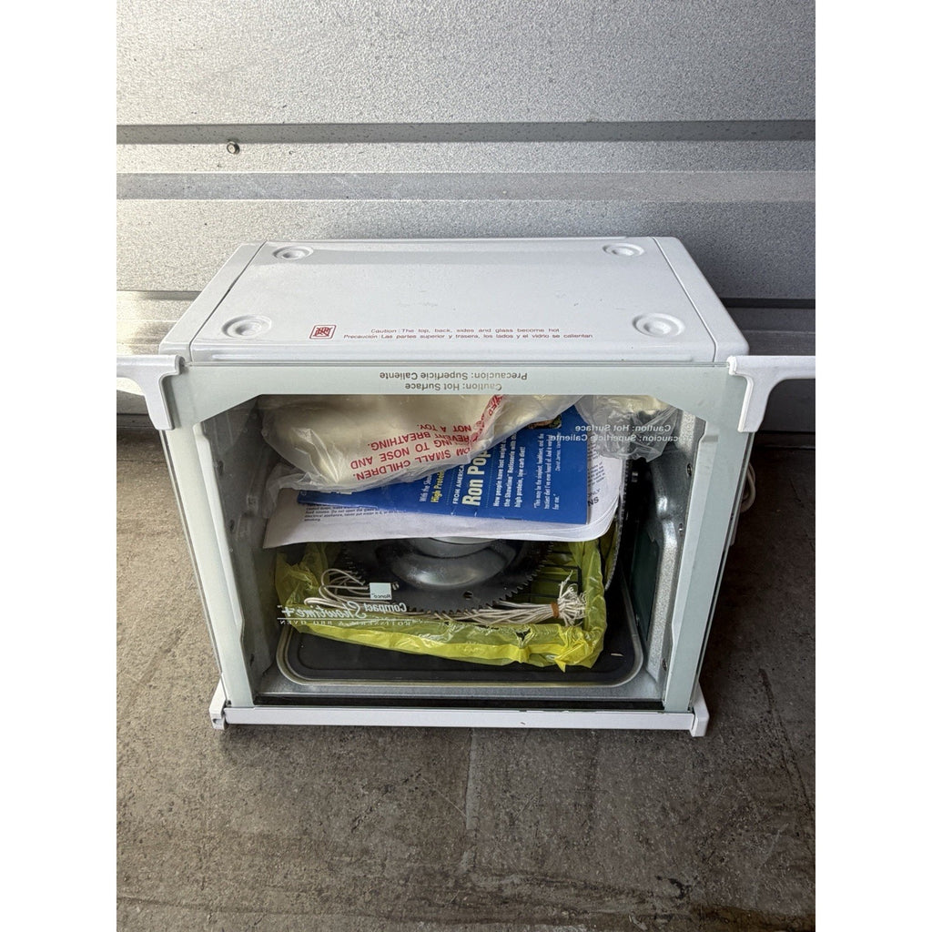 VINTAGE NOS Ronco Compact Showtime Plus Rotisserie BBQ Oven 3000-T White