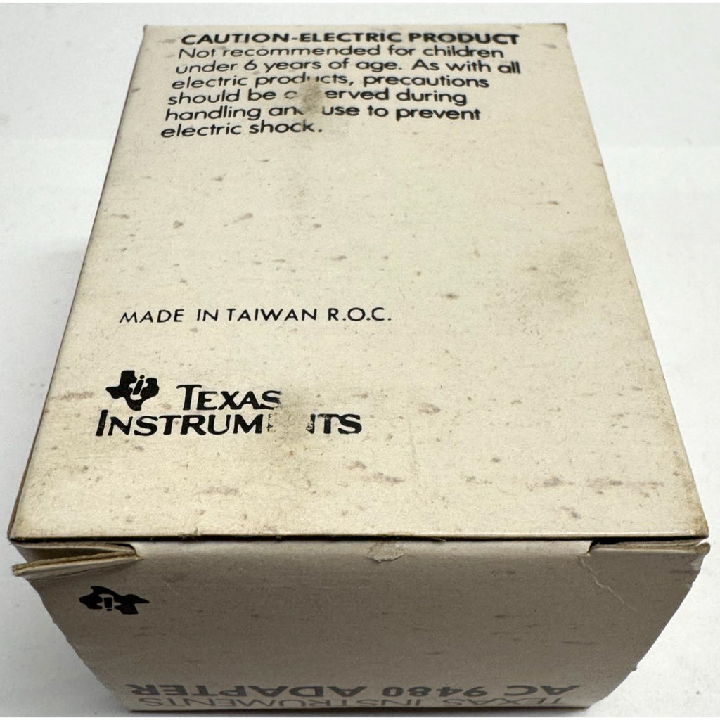 Vtg Texas Instruments Model AC 9480 Power Adapter