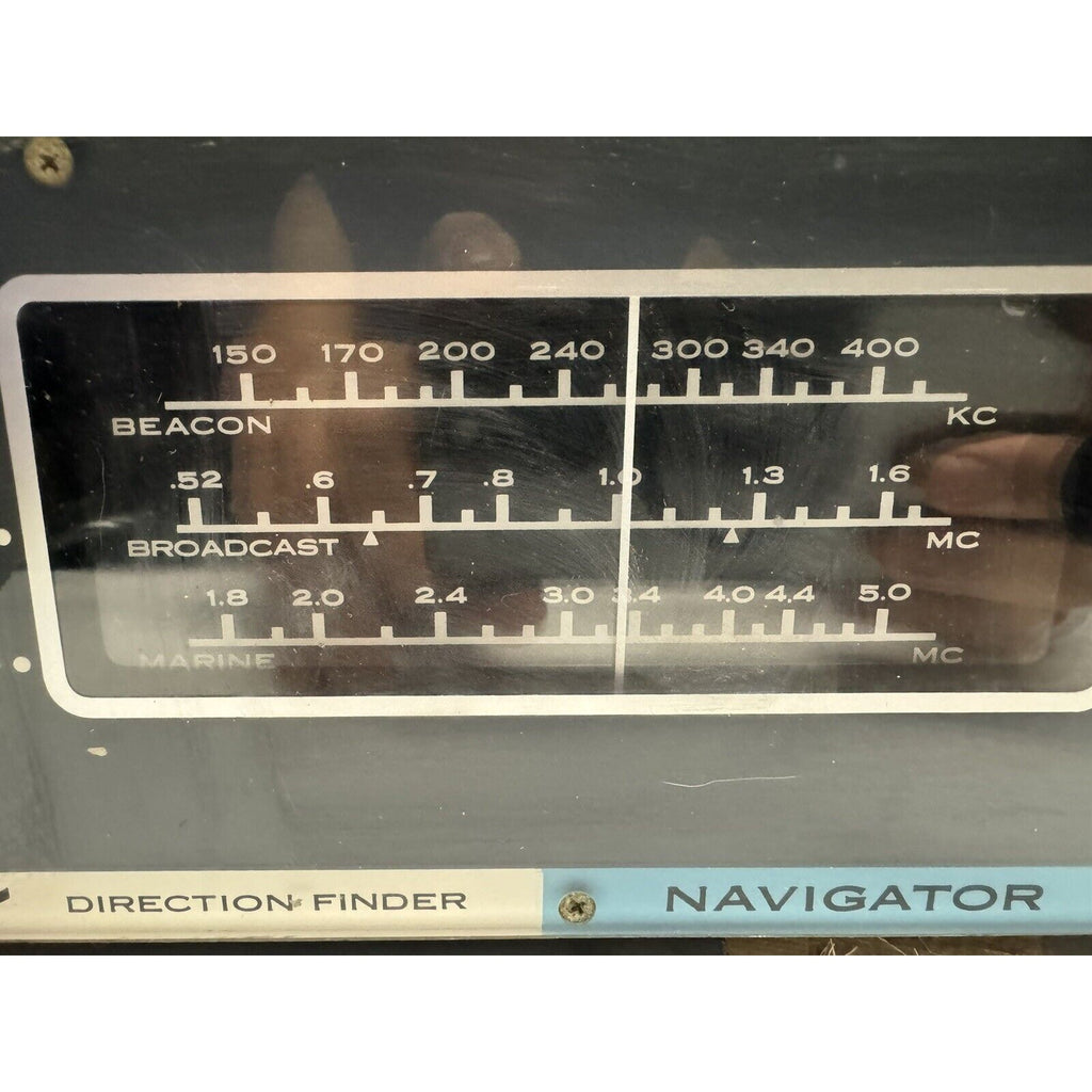 VINTAGE 1970 BENDIX NAVIGATOR 555 Radio Navigator Direction Finder 555 UNTESTED
