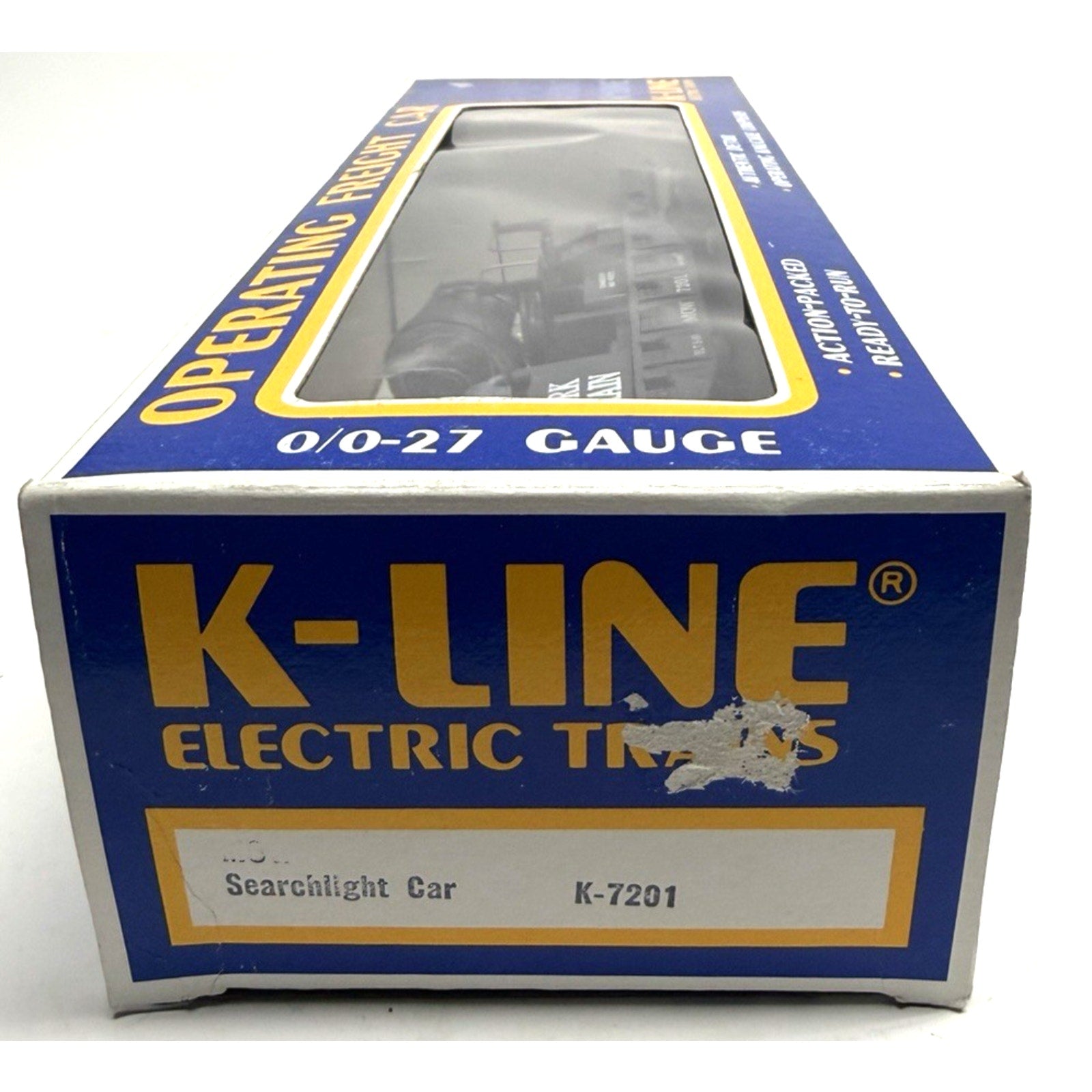 VINTAGE NEW K-Line Train Cars Searchlight Car K-7201