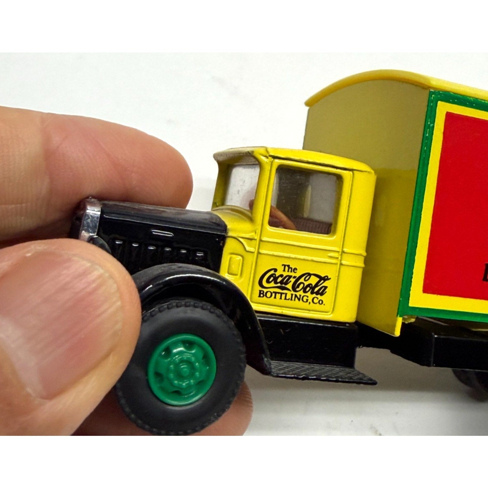 Vintage 1991 Coca Cola Mack Model BM, 1:64, Diecast, Black and Yellow, New