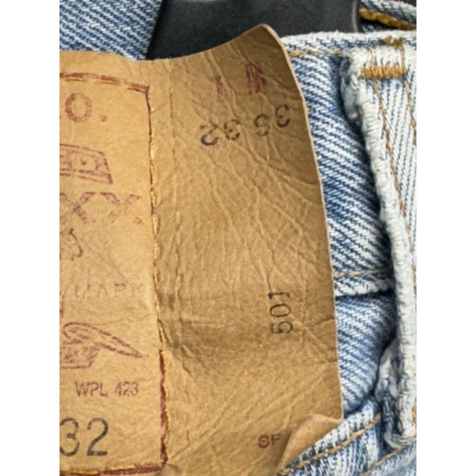Vintage Men's Levi's 501 Denim Jeans Size 36 x 32 Made in Mexico