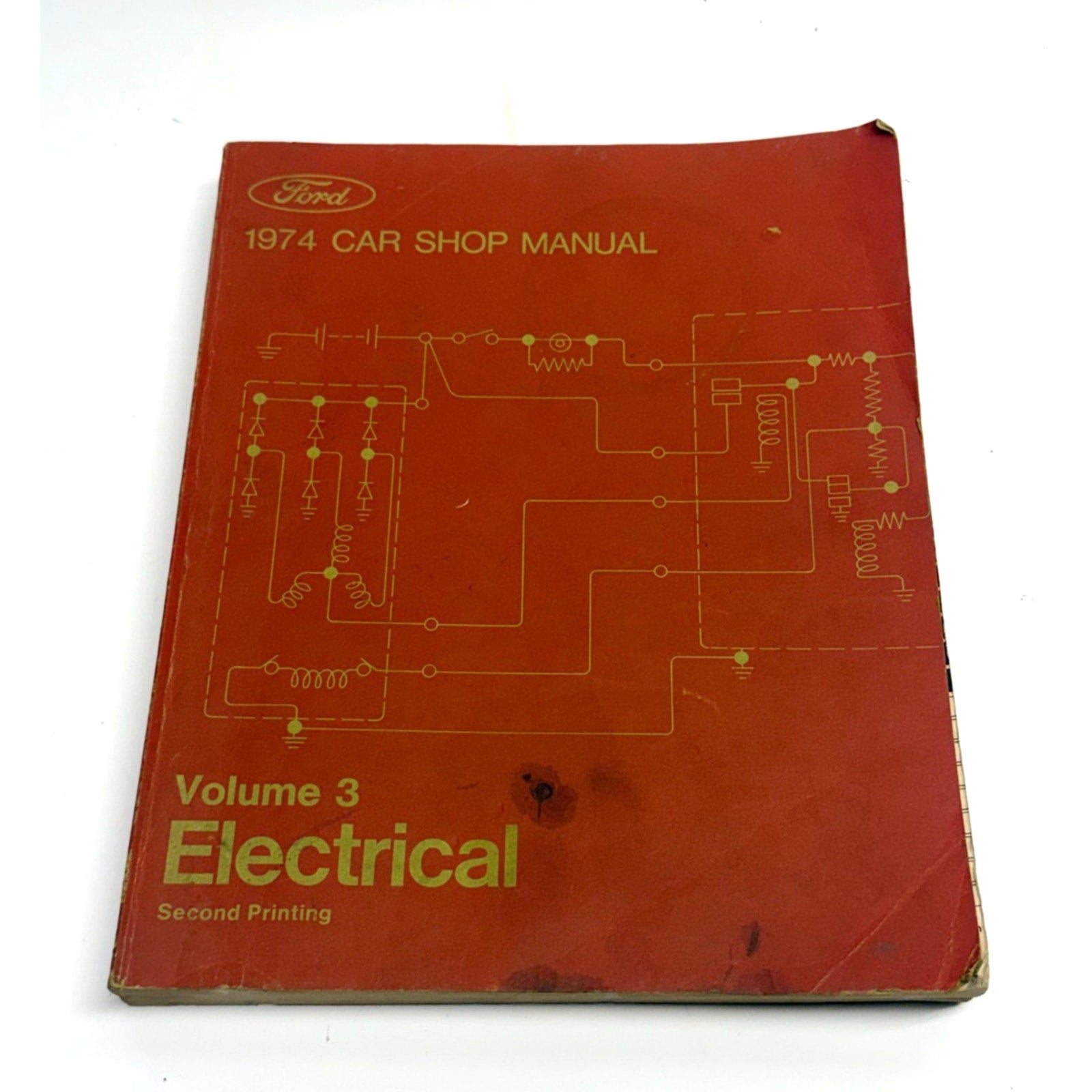 Vintage 1974 FORD CAR SHOP MANUAL, Volume 3 - Electrical