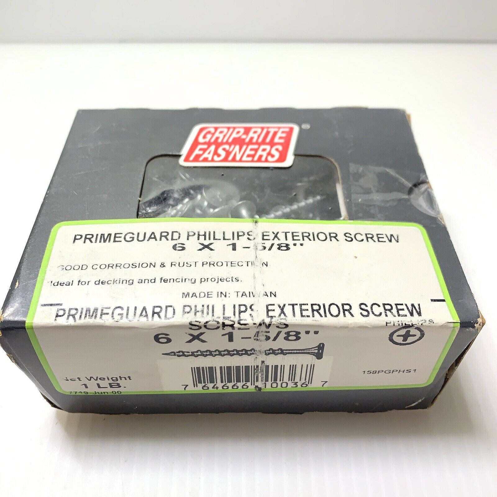 VINTAGE NEW Grip Rite Exterior Screws 1 5/8" PrimeGuard