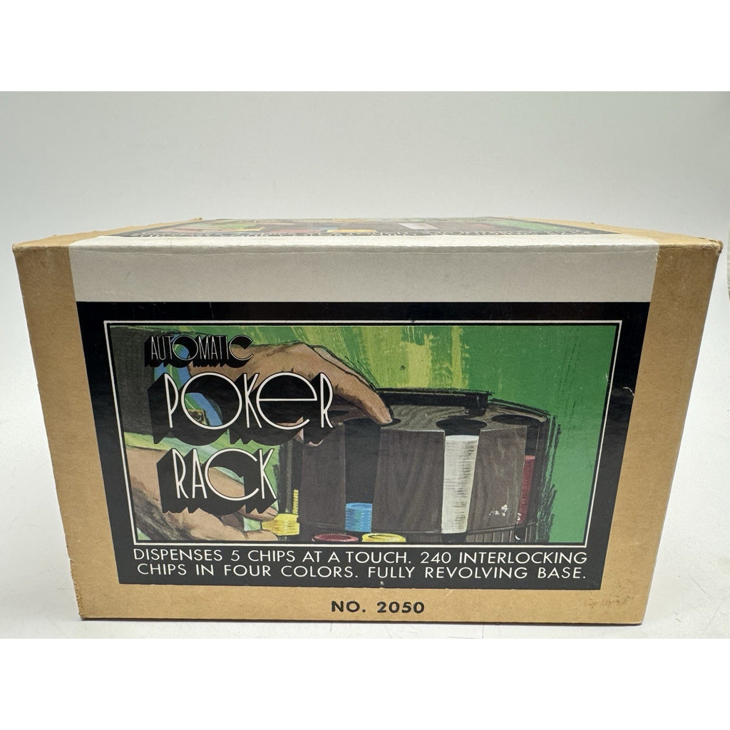 Vintage SEALED PACKAGE Pacific Game Pleasantime Automatic POKER RACK no.2050