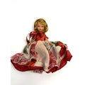 Vintage Nancy Ann Storybook Doll 198 December Bisque Doll 6.5"