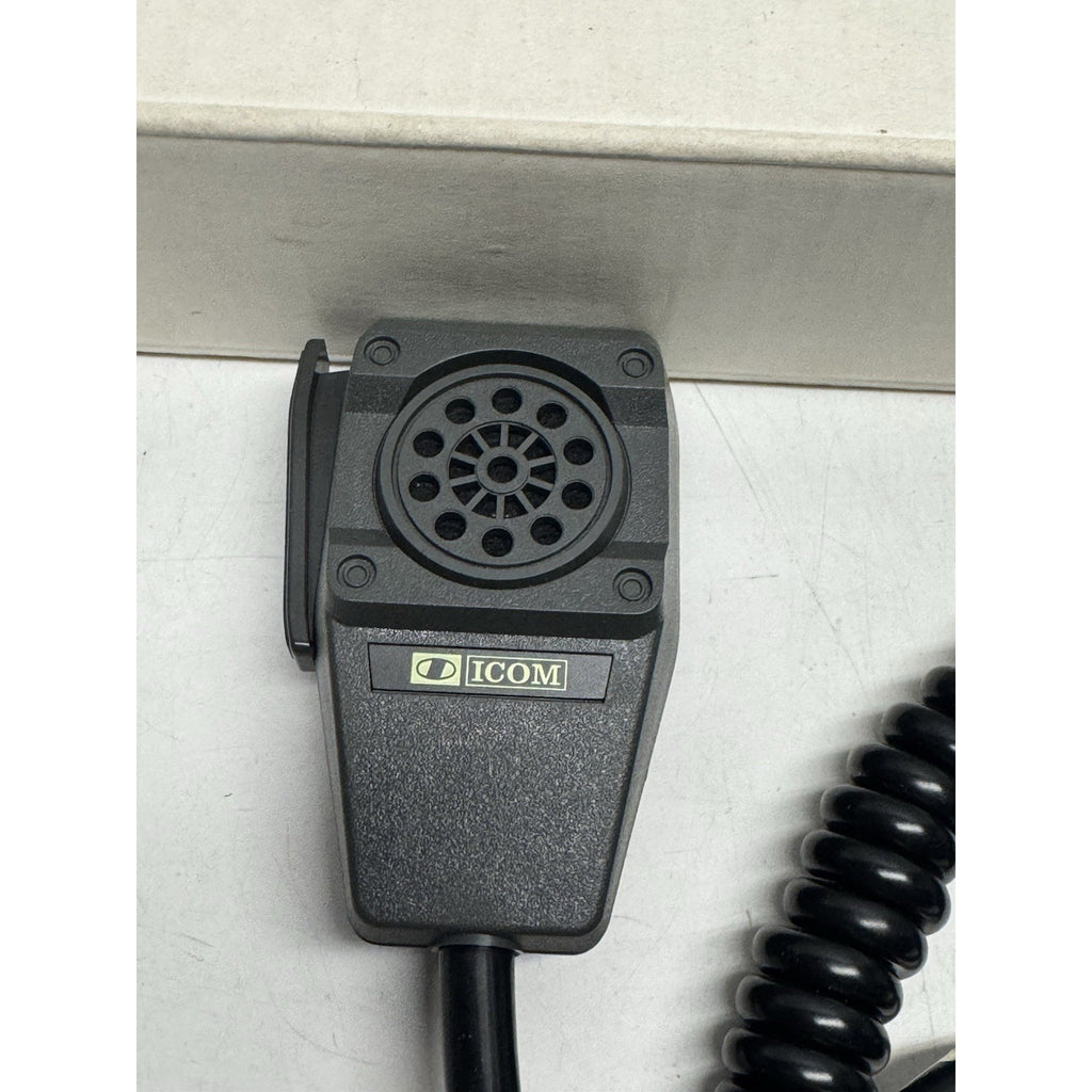 VINTAGE NOS ICOM IC-HM7 Hand Microphone Black Amateur Radio Made in Japan