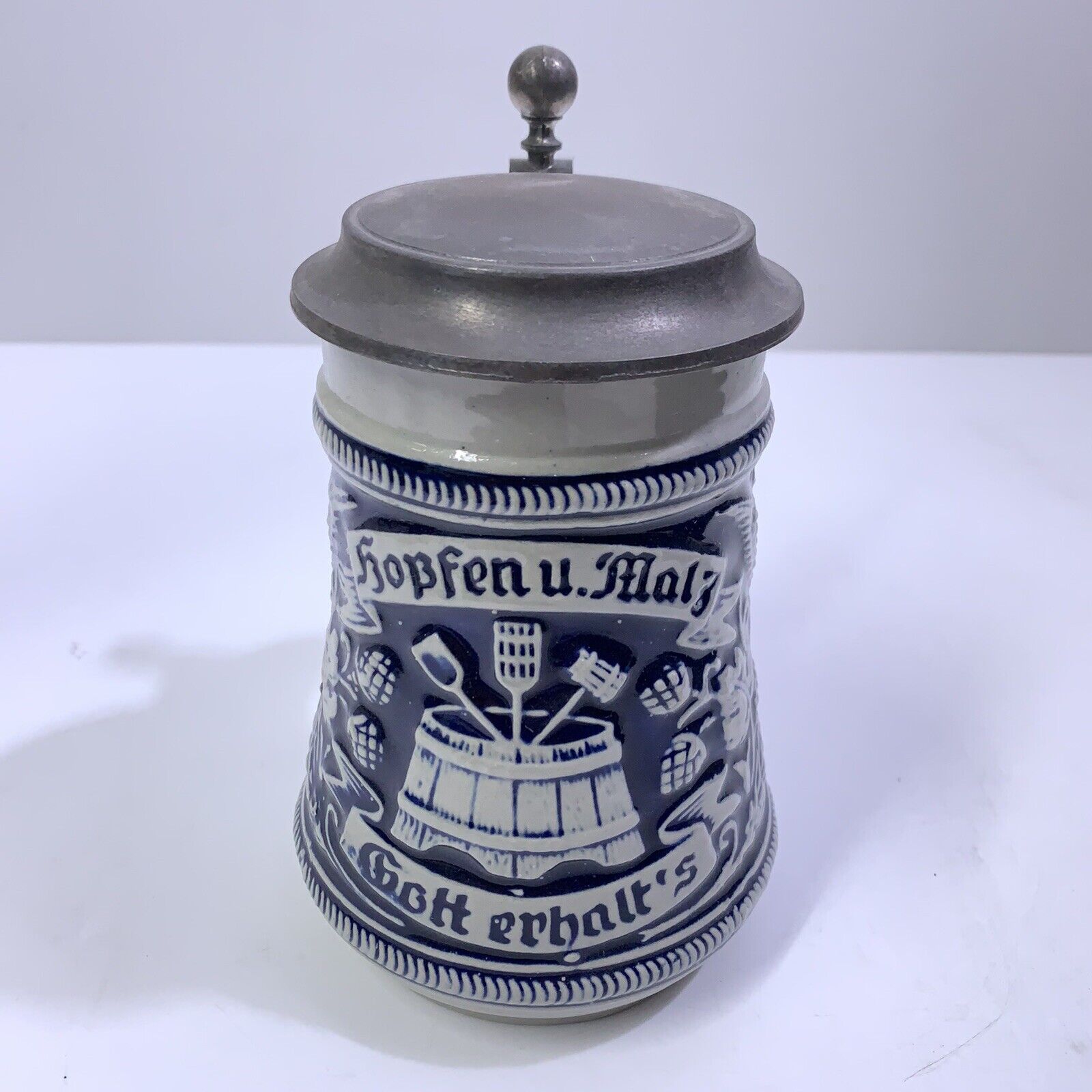 VINTAGE Germany Lidded Beer Steins Westerwald 1970's "RARE"