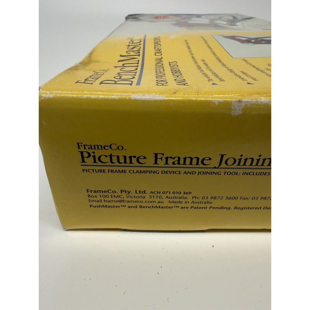 VINTAGE FrameCo BenchMaster & PushMaster Picture Frame Joiner & Fitting Tool Set