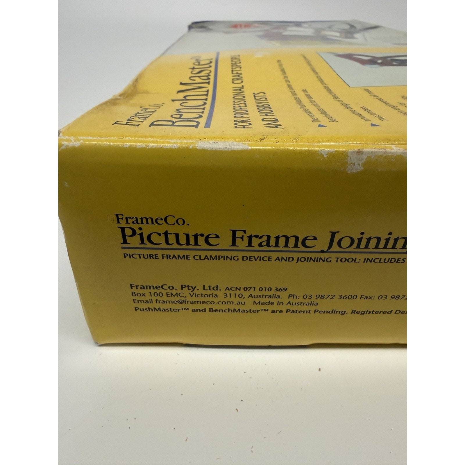 VINTAGE FrameCo BenchMaster & PushMaster Picture Frame Joiner & Fitting Tool Set