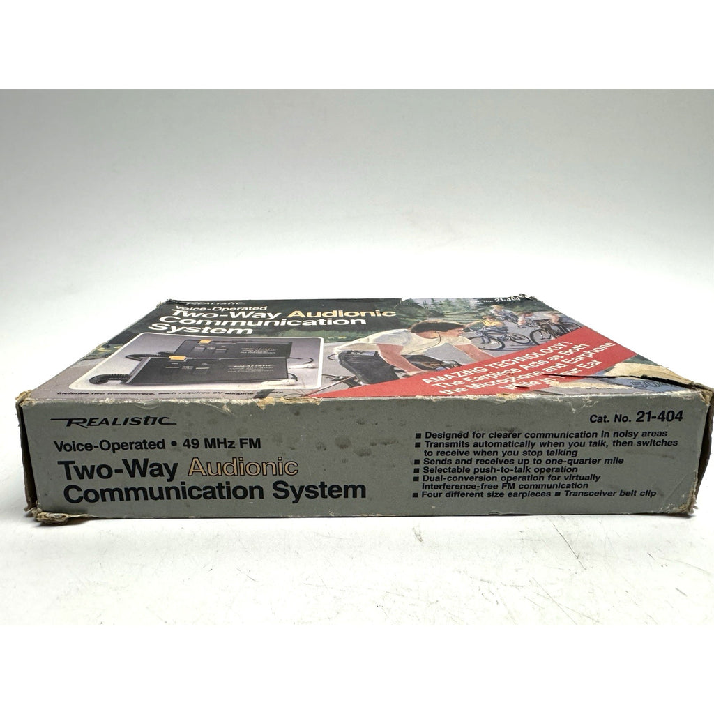 VINTAGE Realistic 21-404 Voice-Operated Two-Way Audionic Communication System