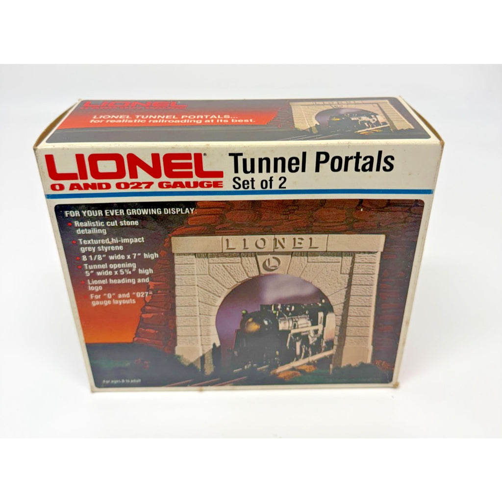 Vintage NEW Set Of 2 Lionel TUNNEL PORTALS Train O And O27 Gauge Original