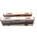 Lot of 2 Vintage Atlas HO Scale Nickel Silver Pony Truss Bridge Building Kit NIB
