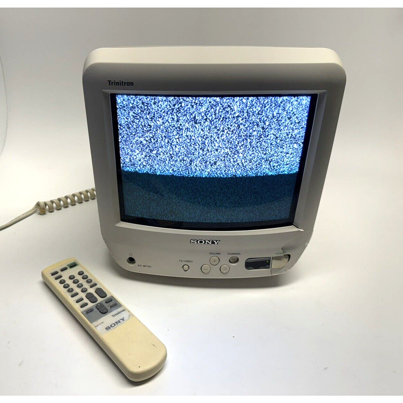Vintage Sony Trinitron KV-9PT50 9" CRT Television TV Gaming : MINOR DAMAGE
