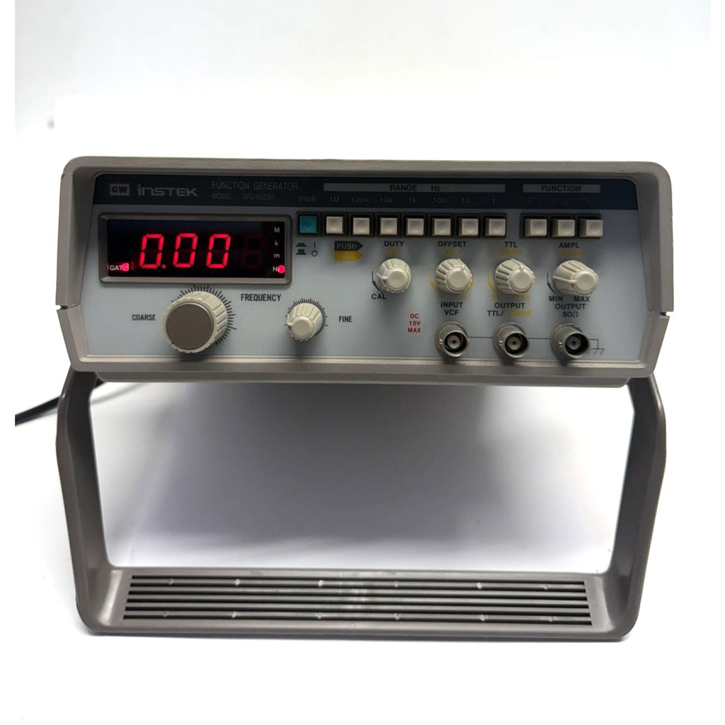 Vintage GW Instek 2MHz Function Generator Model GFG-8020H Works!