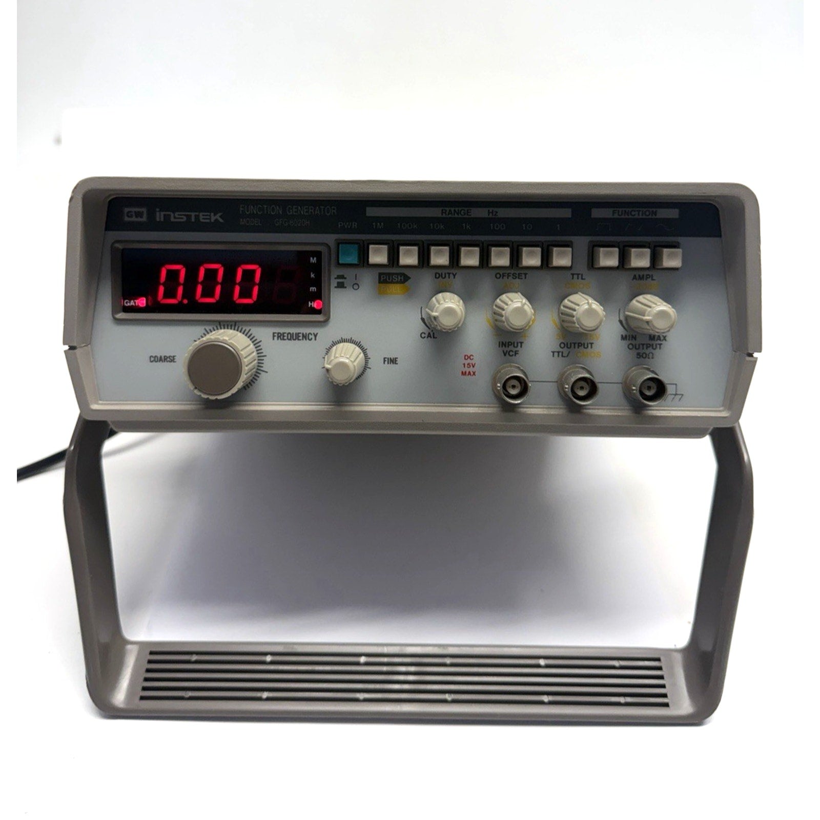 Vintage GW Instek 2MHz Function Generator Model GFG-8020H Works!