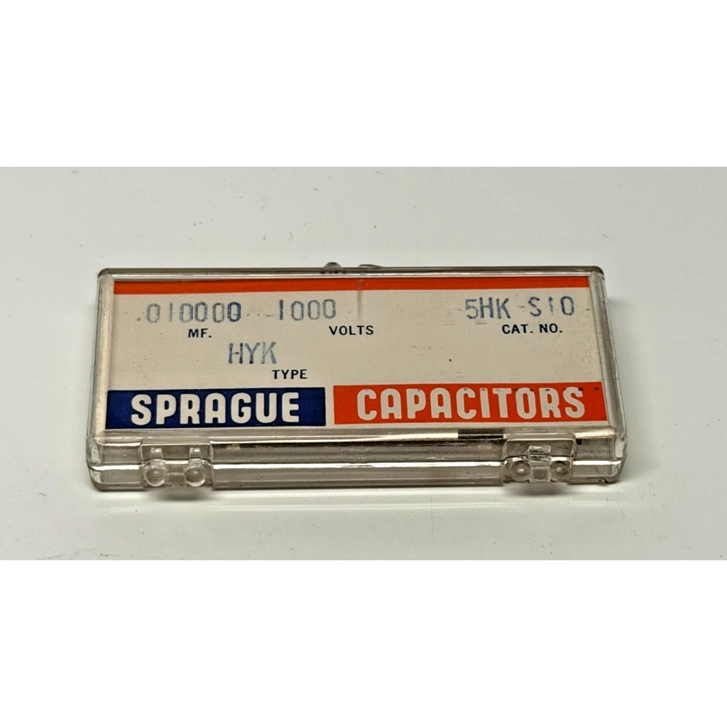 Vintage NEW NOS Sprague Ceramic Disc Capacitors 0.01uF 1000V 5HK-S10