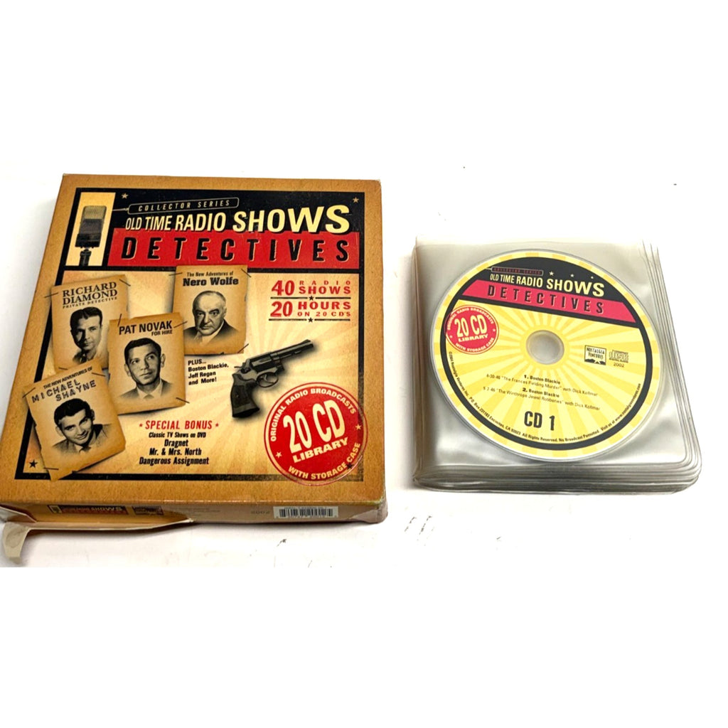Vintage NEW Old Time Radio Shows Ser.: Detectives (2004, Compact Disc)