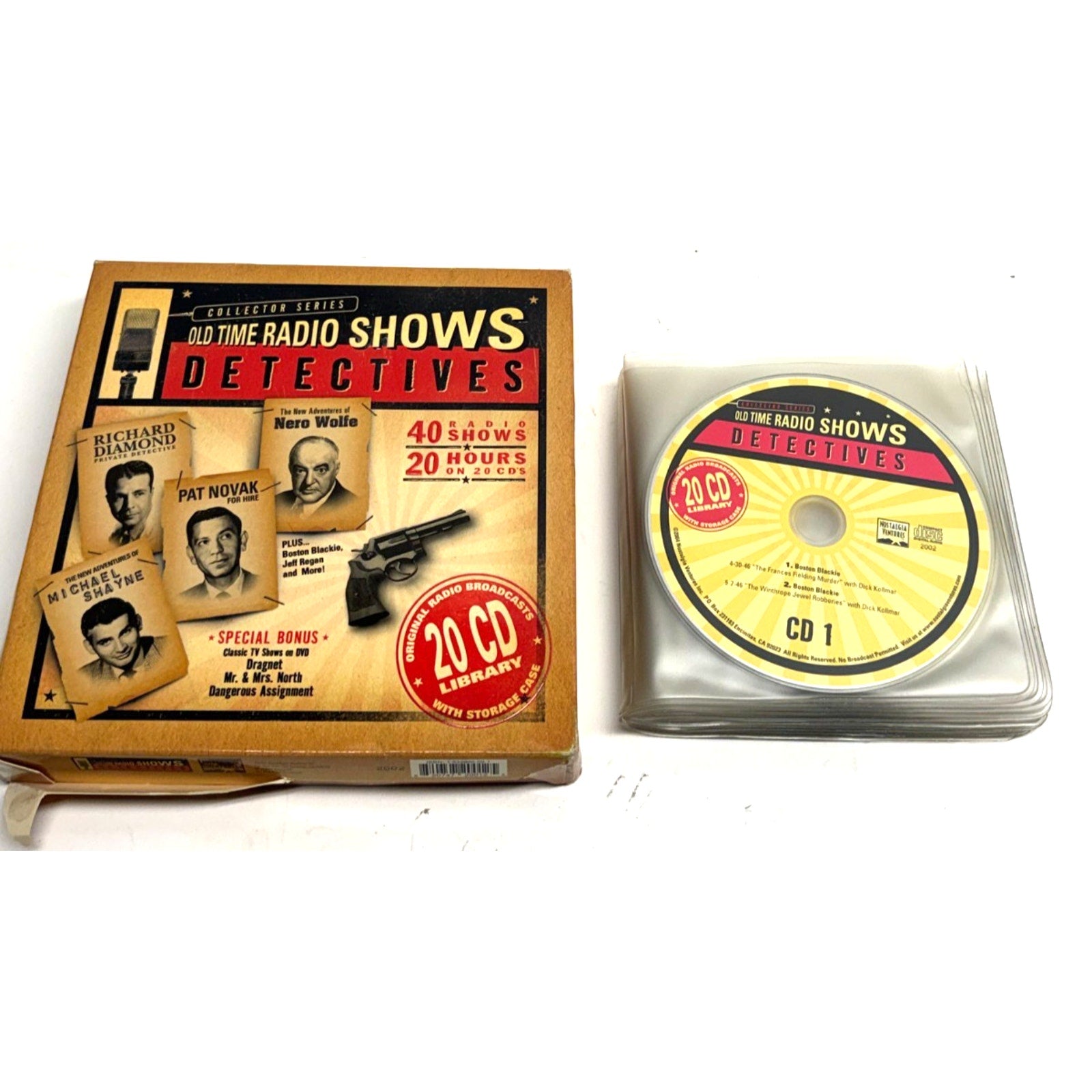 Vintage NEW Old Time Radio Shows Ser.: Detectives (2004, Compact Disc)
