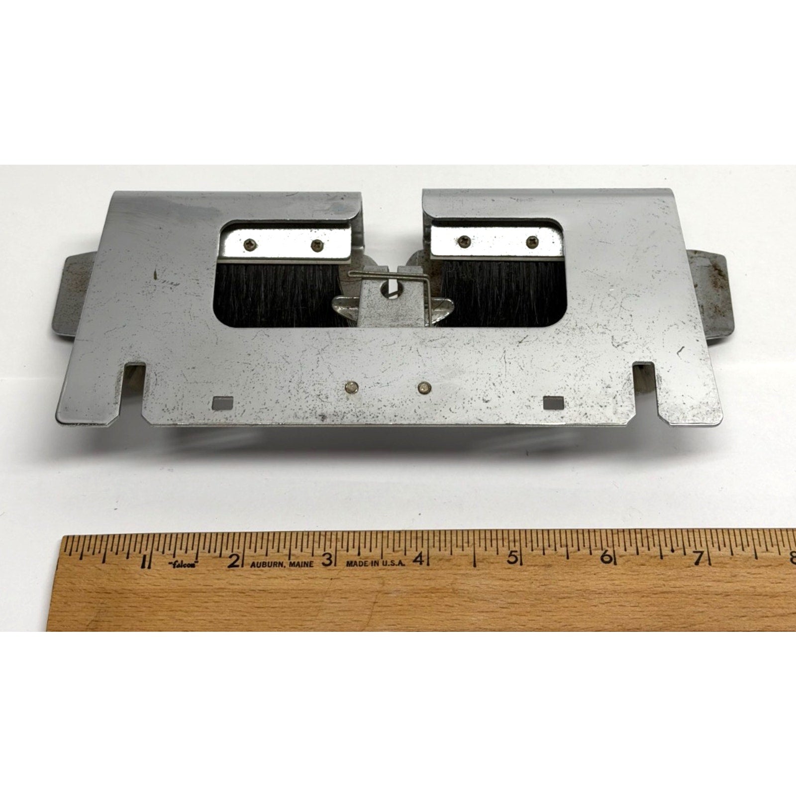 VINTAGE VICTORIA 4.5MM KNITTING MACHINE COMPLETE SINKER PLATE FABRIC PRESSER X1