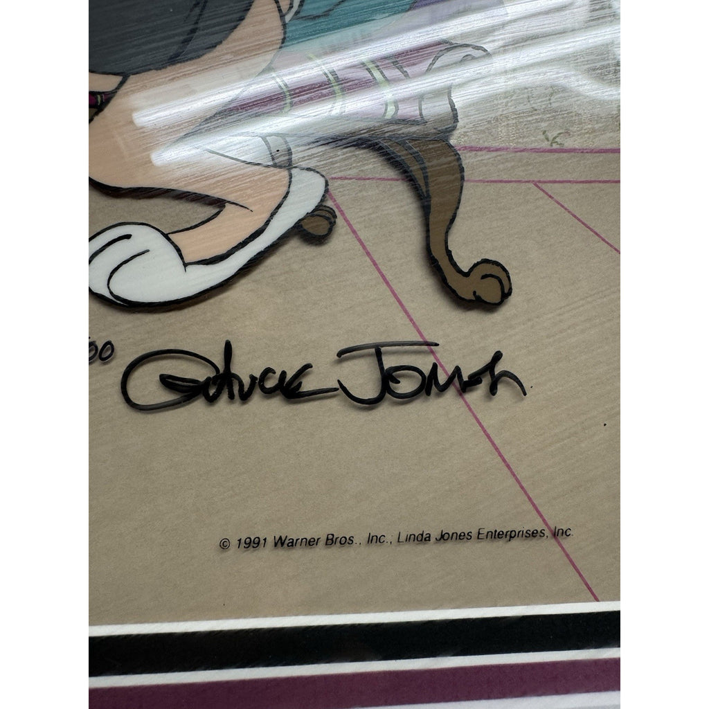 VTG Limited Edition Bugs Bunny And Honey LE Animation Cel Chuck Jones Signed