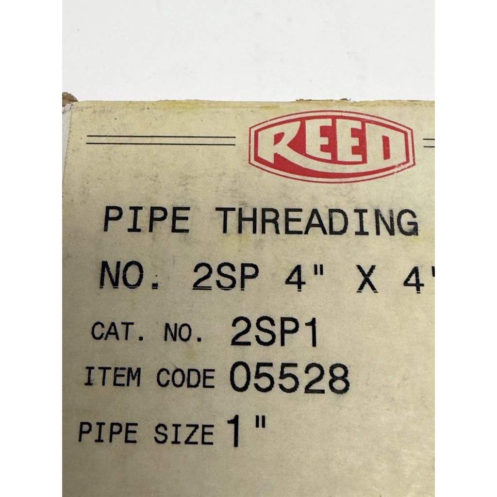 VINTAGE SEALED 1" Reed 2SP1 Solid Block Die 05528 NPT Steel/Stainless 4" x 4"