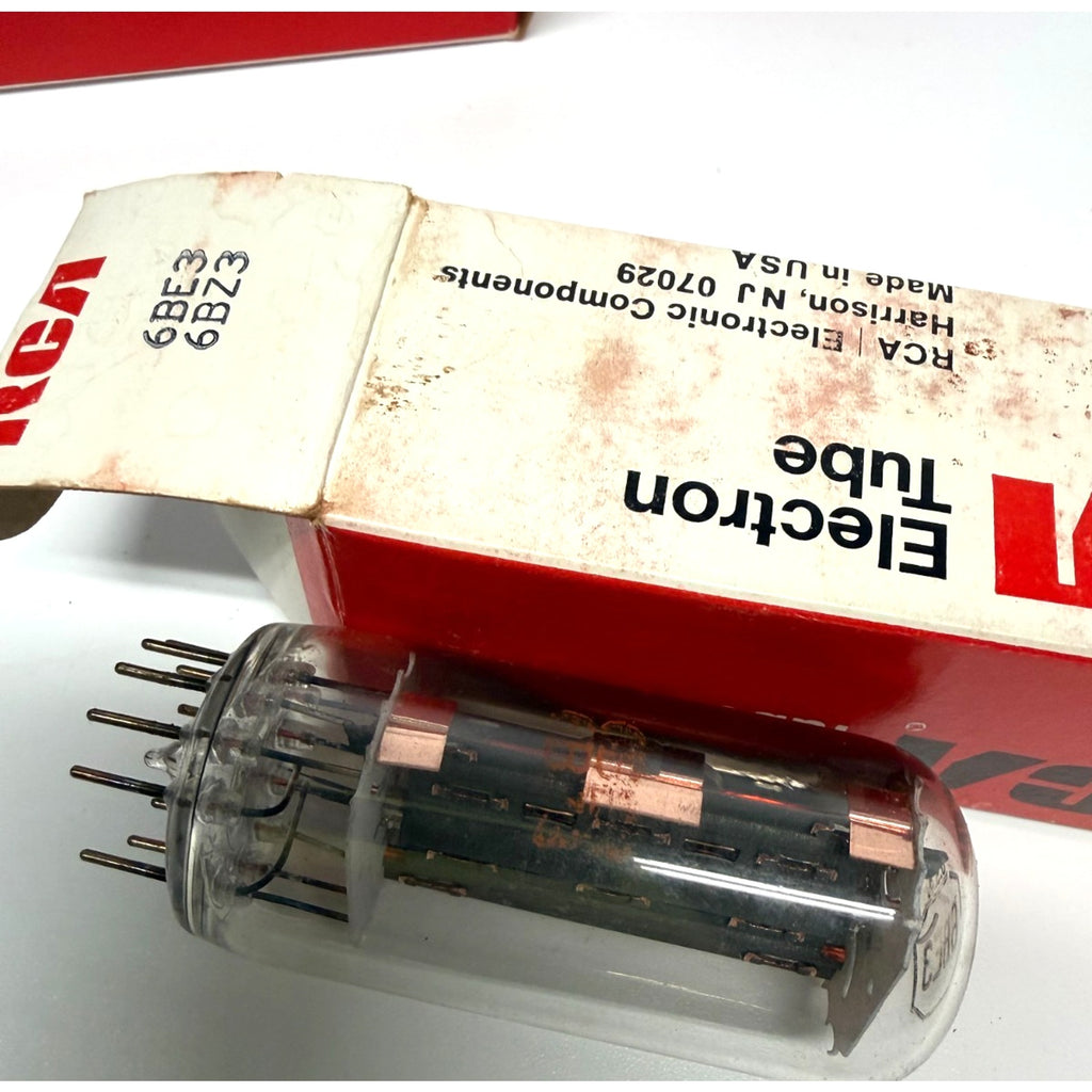 Vintage Lot of 3 RCA Electron Vacuum Tubes NOS 6BH11 6BA3 6BE3 6BZ3 TV Repair