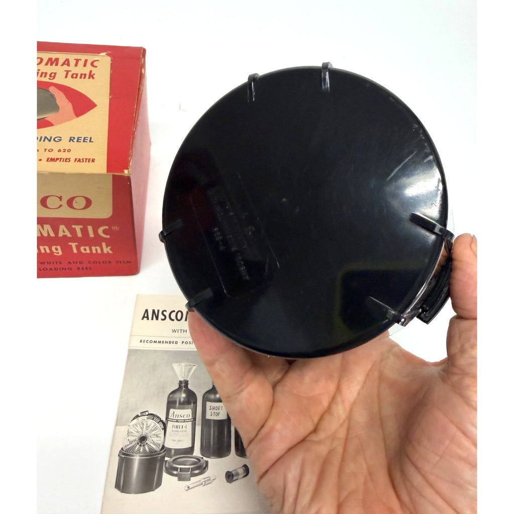 Vintage Ansco Film Developing Tank and Reel 16 oz Adjustable from 35mm