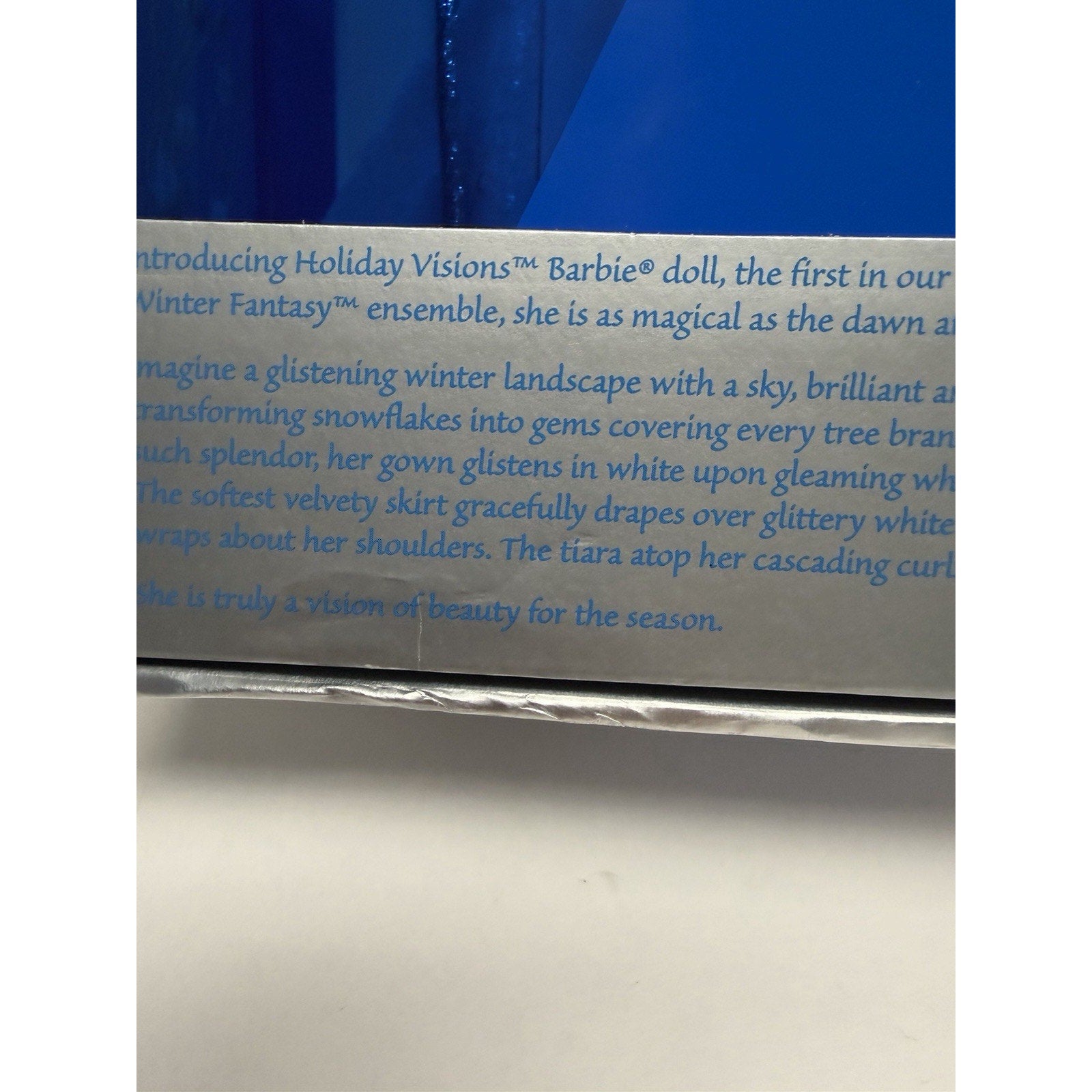 VTG Holiday Visions Barbie Winter Fantasy First In Series 2003 Special Edition