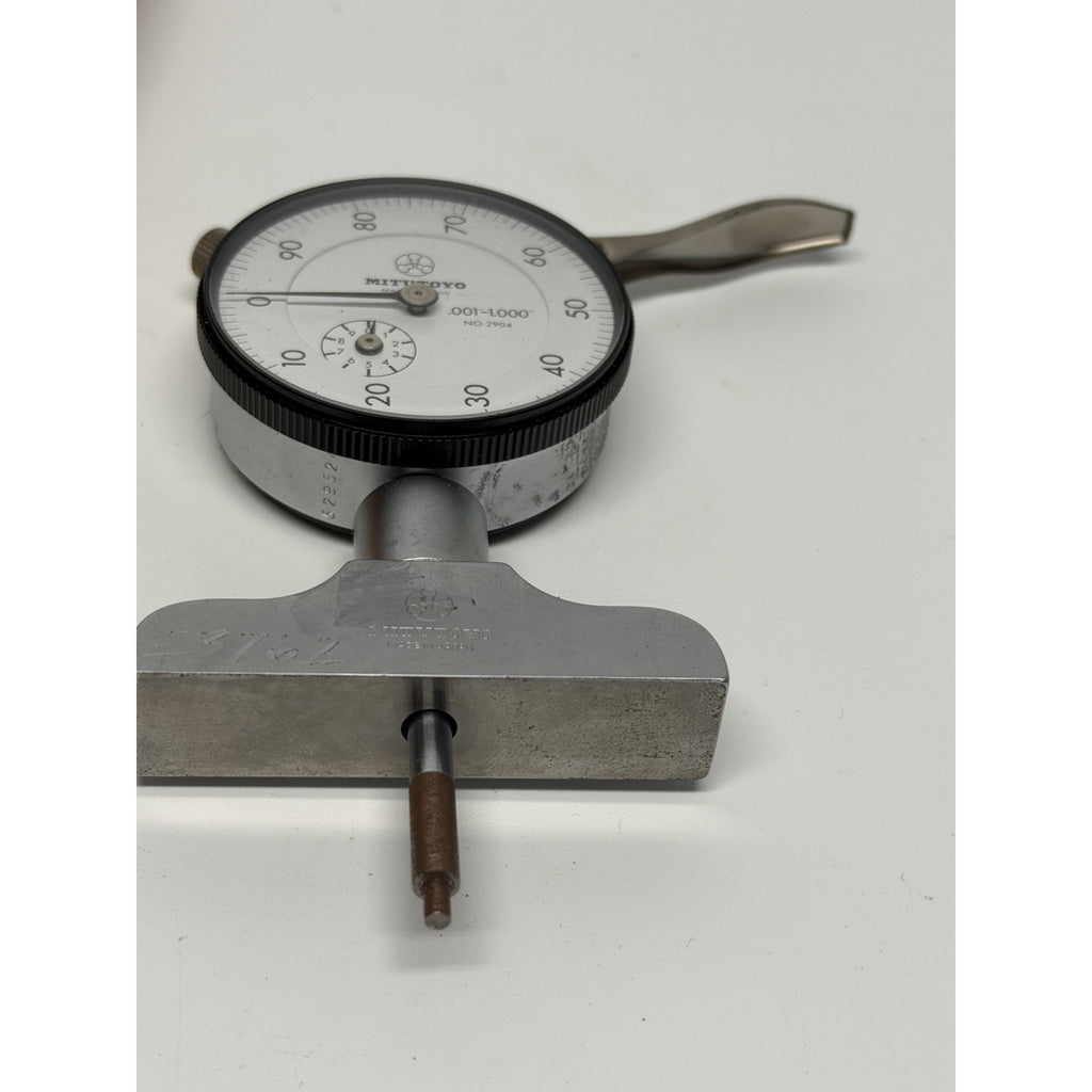 VTG Mitutoyo 2904 Dial Depth Gage .001"-1.000" Indicator Hardned Stainless Japan
