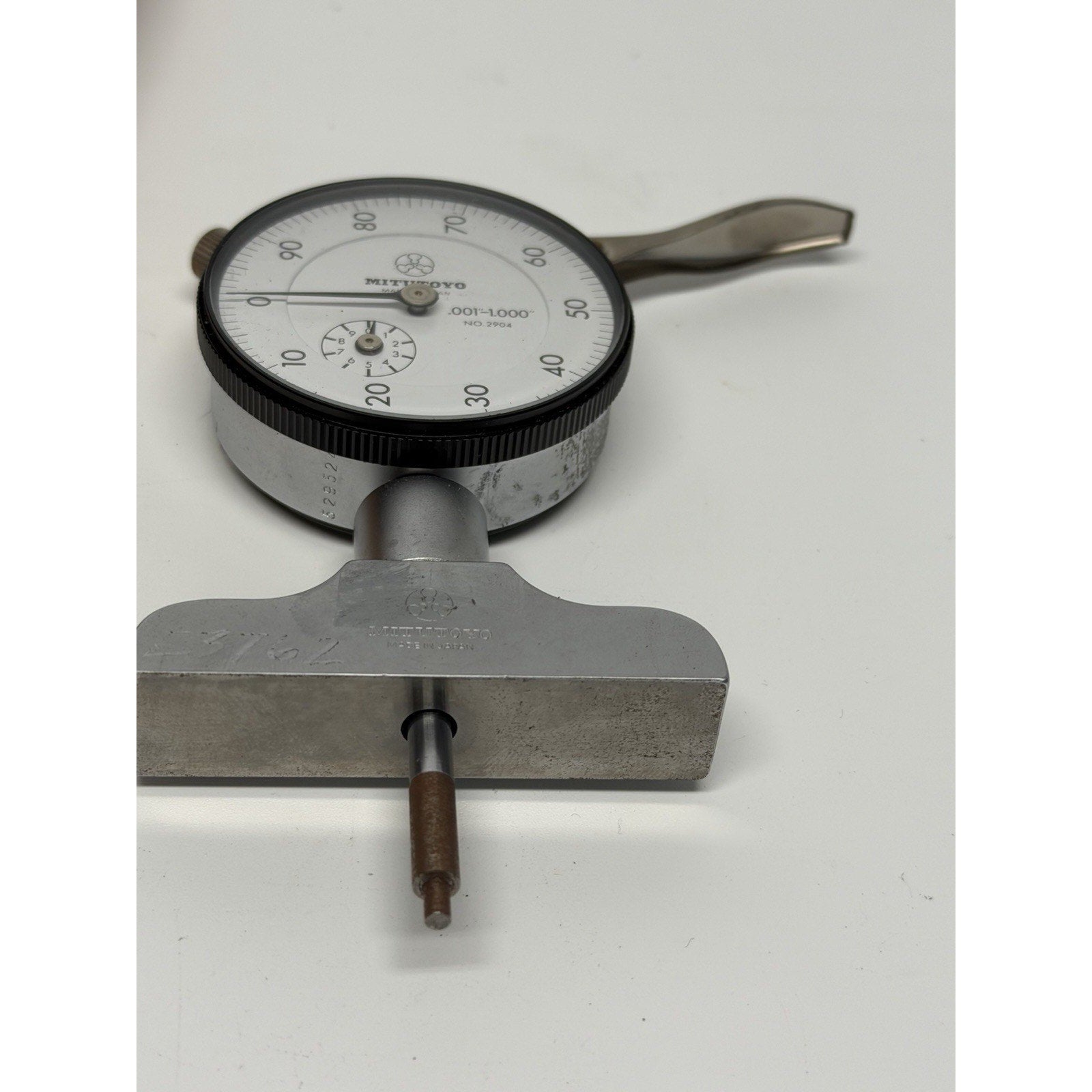 VTG Mitutoyo 2904 Dial Depth Gage .001"-1.000" Indicator Hardned Stainless Japan