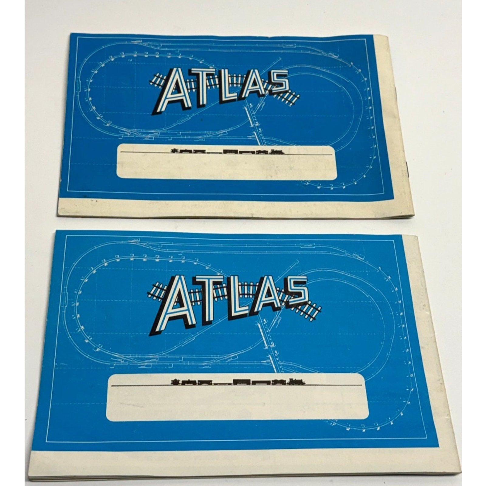 Vintage Lot of 2 Blueprints For Atlas Snap Track HO Layouts