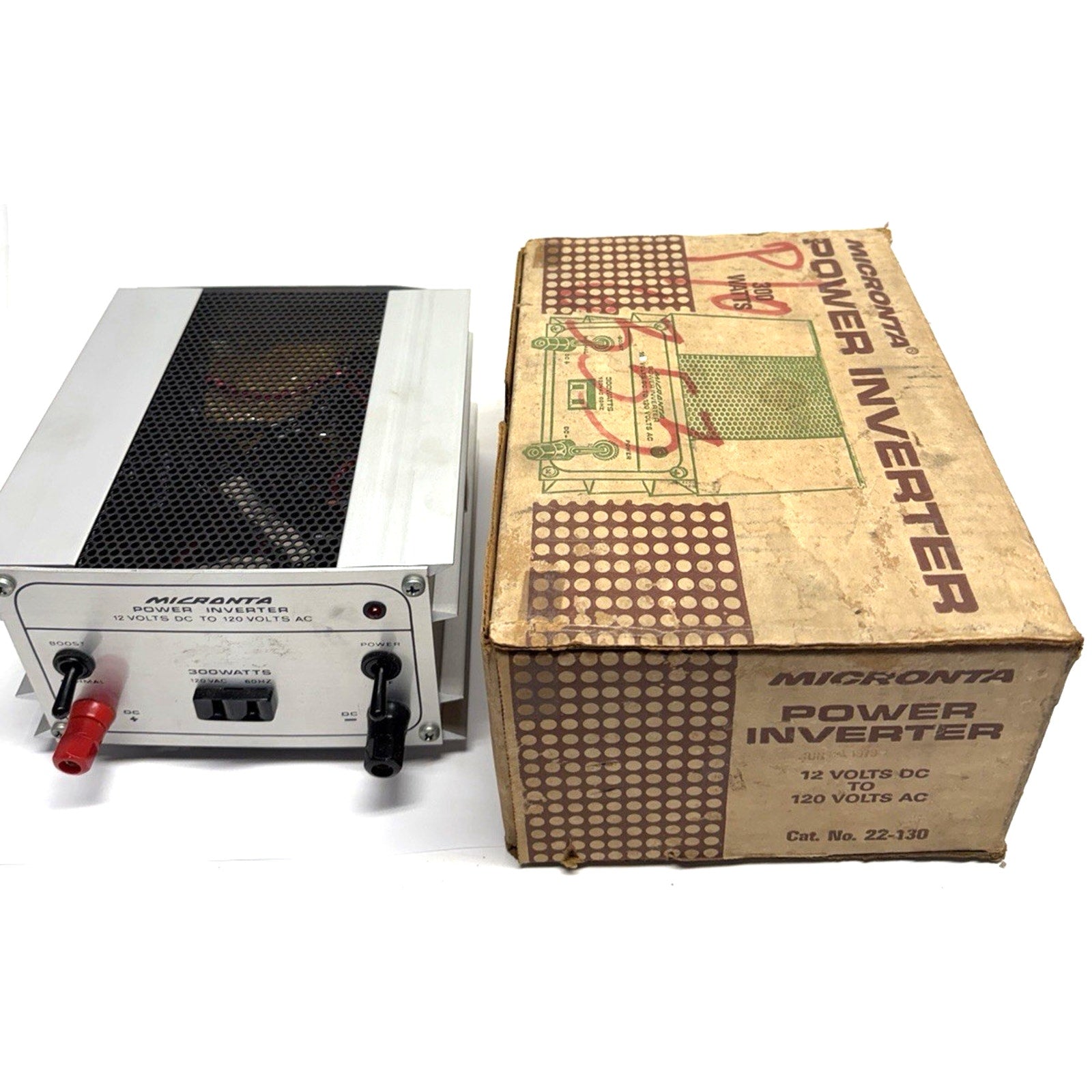 VINTAGE NOS Micronta Power Inverter 12 Volt DC-120 Volt AC Cat No. 22 130