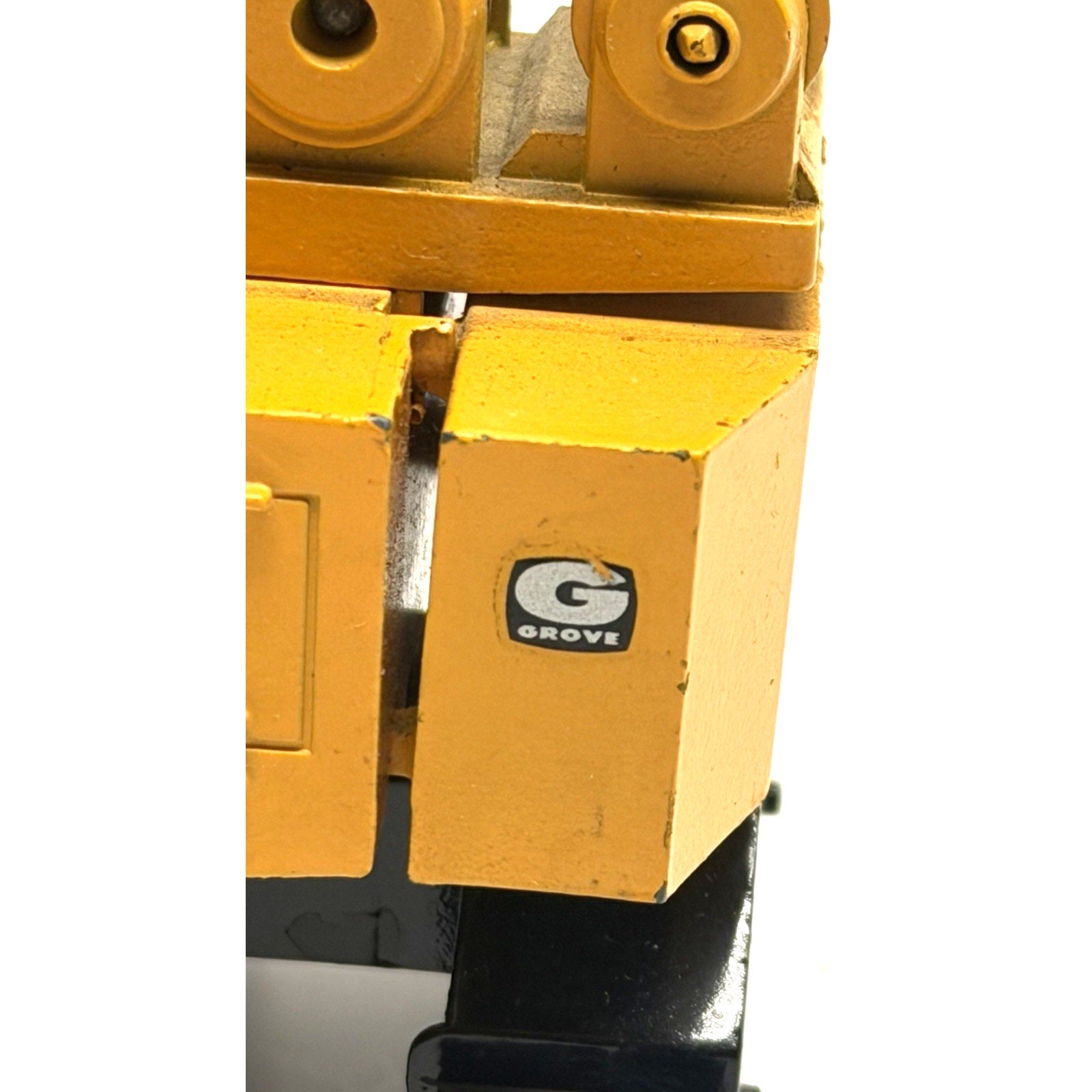 Vintage NZG 152 Grove TM1500 Mobile Crane - Yellow 1/55 Die-cast Made In Germany