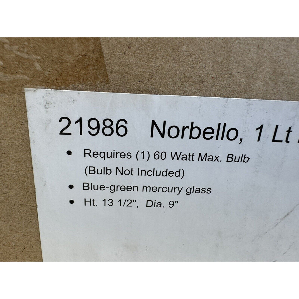 FACTORY SEALED NOS Uttermost Norbello 1 Light Mini Pendant (21986)