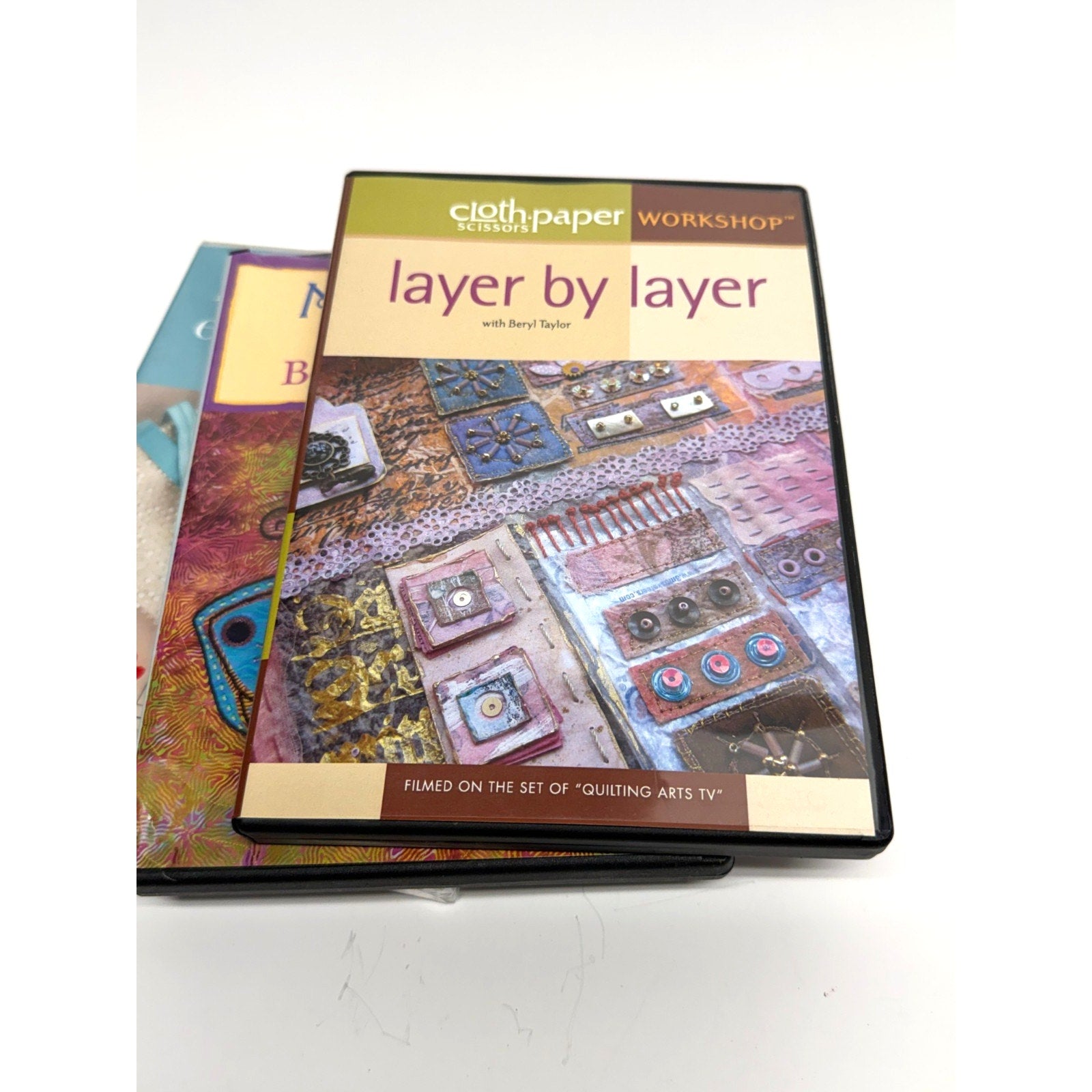 Vintage lot of 9 dvd of quilting arts