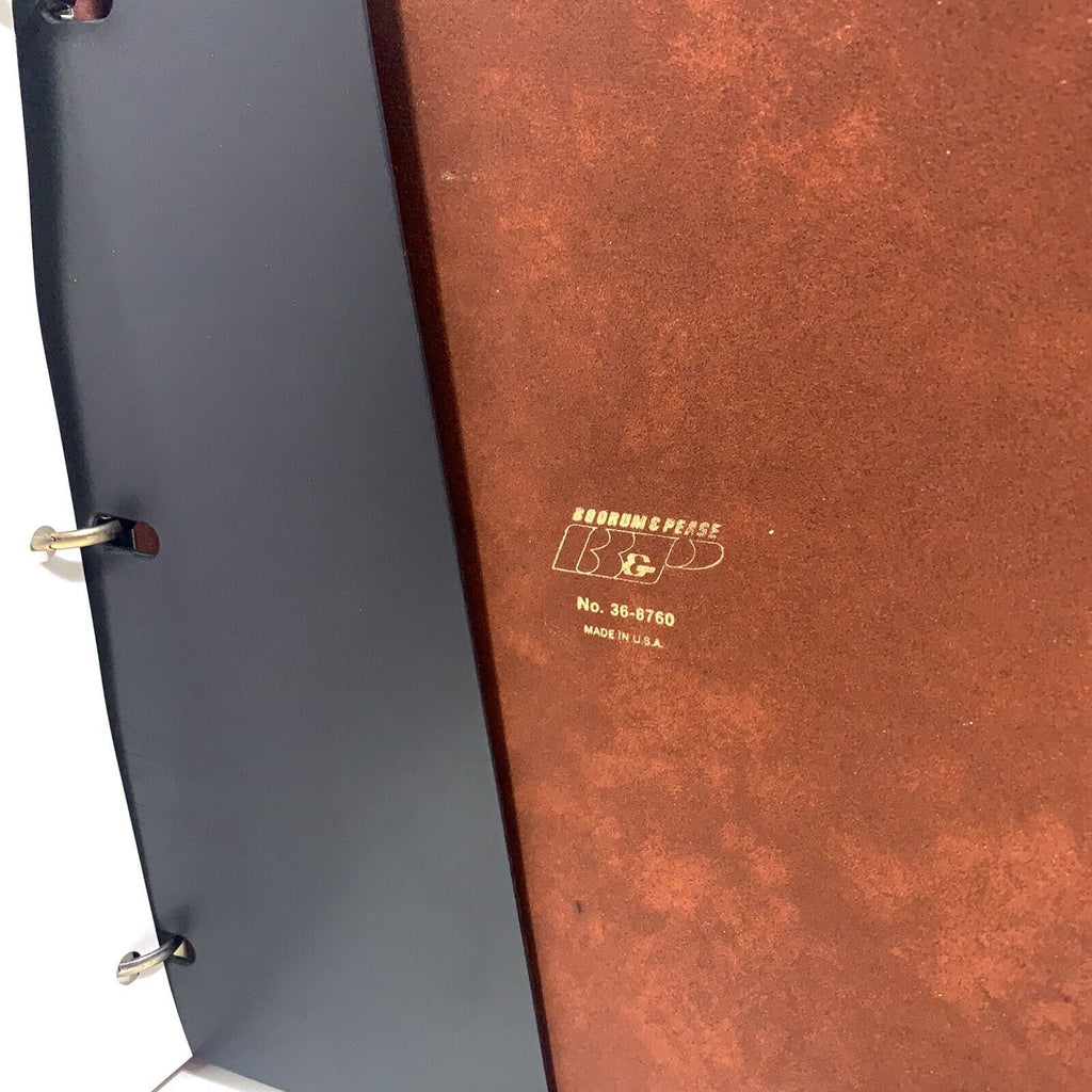 Vintage Boorum & Pease Spiral Month Daily Planner Binder Made in USA