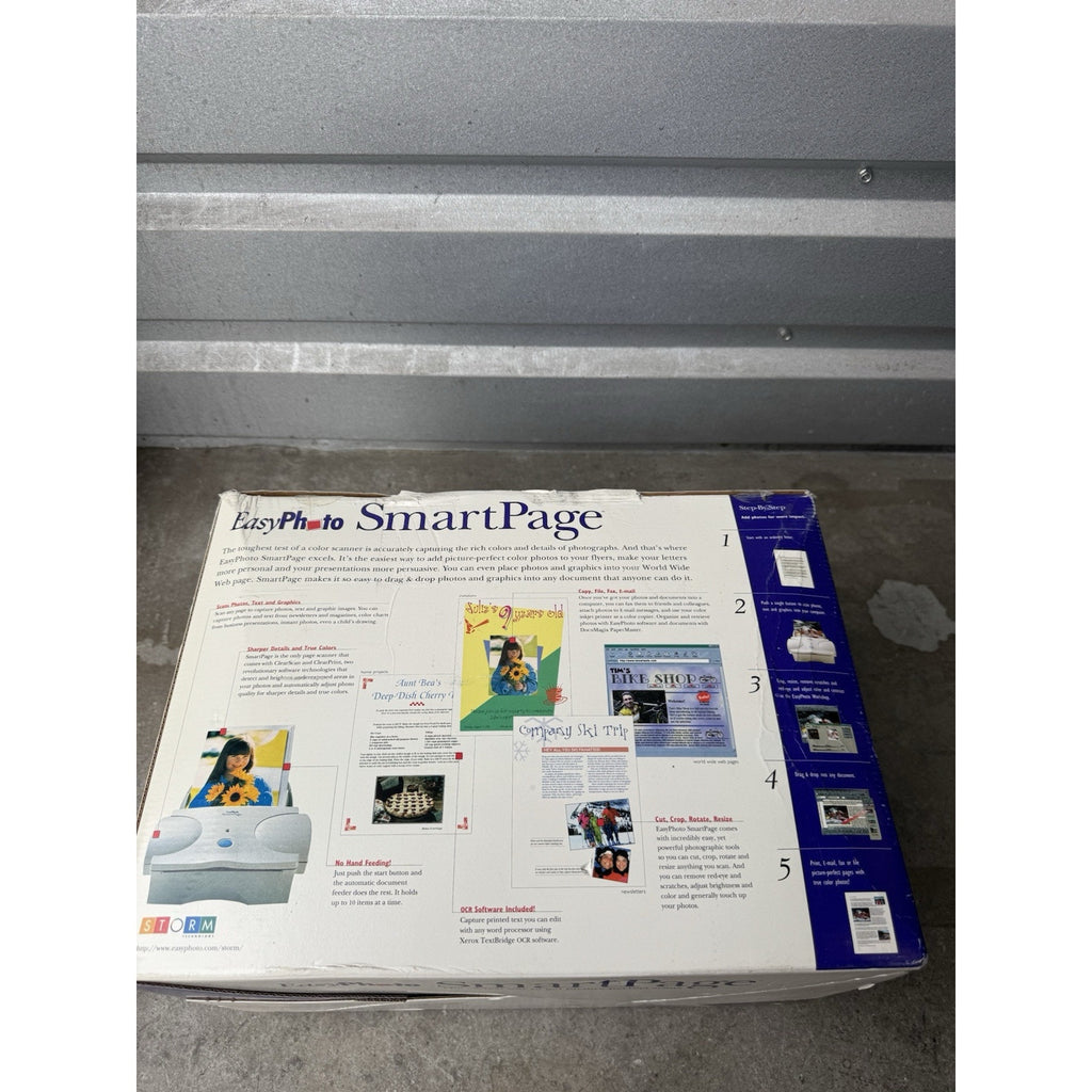 VINTAGE SEALED NEW EasyPhoto SmartPage by Storm Intel MMX technology