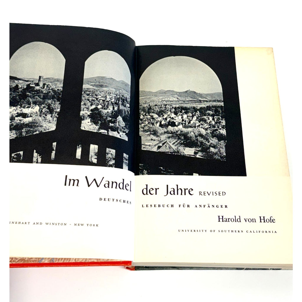 Vintage German Reader Im Wandel der Jahre 1959 Hardcover Book Harold von Hofe VW